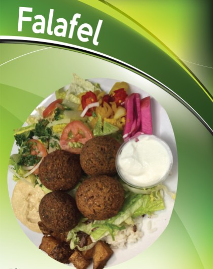 Falafel (Chickpeas, Cilantro, G.Onions, and Spices) Topped with Tahini Sauce...$13.00